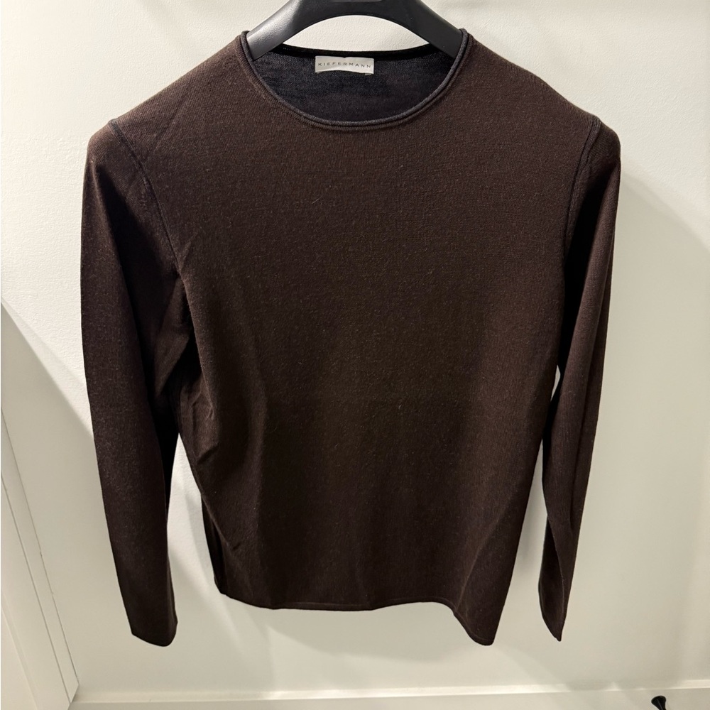 Men's Brown Kiefermann Merino Sweater